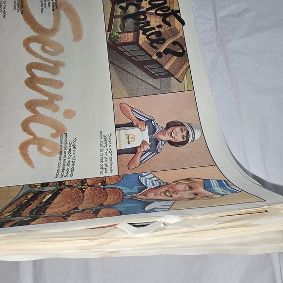 Vintage 1981 Mcdonalds Placemats 25-26 Total Rare Set, Hard to Find. - Picture 9 of 12